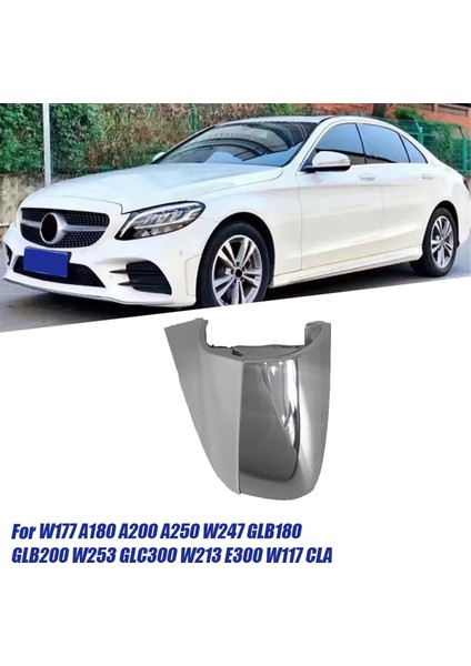 Sol Ön Kapı Kolu Kapakları Trim Krom Kapak A0997661700 Mercedes-Benz C-Class W205 S205 W222 W213 C253 2015-2021 C (Yurt Dışından)