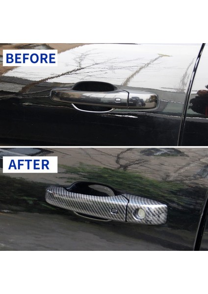 Dodge Durango 2011-2021 Için Araba Dış Kapı Kolu Kapak Trim Aksesuarları Kapı Kolu Koruyucu, Abs Karbon Fiber (Yurt Dışından) modelleri