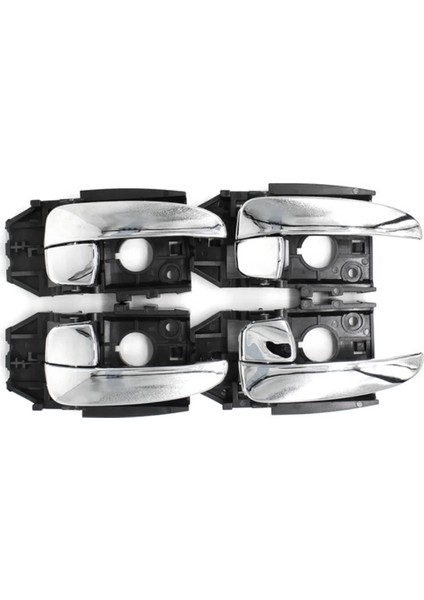 4 Adet/takım Sol + Sağ Iç Kapı Kolu Takımı 836102D000CA 826202D000CA Hyundai Elantra 2001-2006 83610-2D000 A (Yurt Dışından)