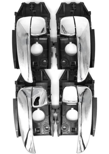 4 Adet/takım Sol + Sağ Iç Kapı Kolu Takımı 836102D000CA 826202D000CA Hyundai Elantra 2001-2006 83610-2D000 A (Yurt Dışından)