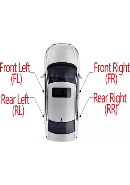 Sağ Ön Dış Kapı Kolu 82652-2Z010 82651-2S010 Hyundai Tucson IX35 2010-2015 Krom Kapı Mandalı Kolu (Yurt Dışından)
