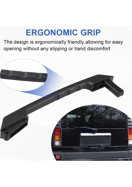 15135441 Hummer H2 4 Kapı 2003-2009 Dokulu Siyah Için Araba Bagaj Kapağı Kolu Kaldırma Kapısı Kolu (Yurt Dışından)