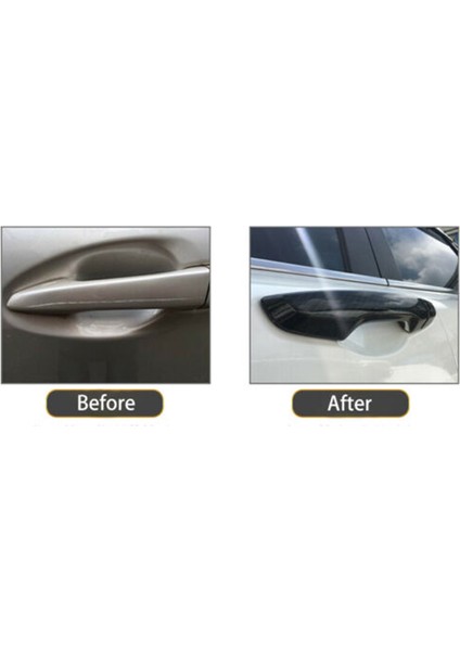 Adet Araba Yan Kapı Kolu Çerçeve Kapak Trim Honda Civic 2006-2011 Için Araba Styling Karbon Fiber (Yurt Dışından)