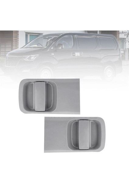 Hyundai H1 Grand Starex Imax I800 2007-2023 Için Sağ Sürgülü Dış Dış Kapı Kolu Gri (Yurt Dışından)