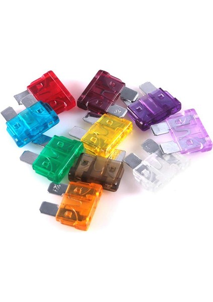 100 Adet Araba Kamyon Standart Sigorta (2A 3A 5A 7.5A 10A 15A 20A 25A 30A 35A) Çeşitli Sigorta Seti, Yedek Araba Rv Kamyon Suv (Yurt Dışından) modelleri
