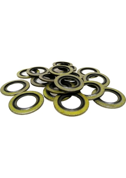 Peugeot, Citroen, Toyota, Renault, Fiat, Iveco, Nissan, Opel, Volvo, Mini Için 20 Adet Motor Yağı Tahliye Tapası Contası 016393/016454 (Yurt Dışından)