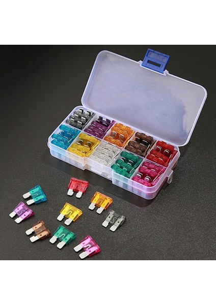 50 Adet Profil Küçük Boy Bıçak Tipi Araba Çeşitleri Seti 2.5/3/5/7.5/10/15/20/25/30/35A (Yurt Dışından) fiyatları