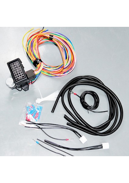 14 Yollu Kablolama Demeti Devre Kablolama Kiti Evrensel Sokak Çubuğu Kablo Demeti Otomatik Modifikasyon Devre 14 Sigorta Kiti (Yurt Dışından) fiyatları