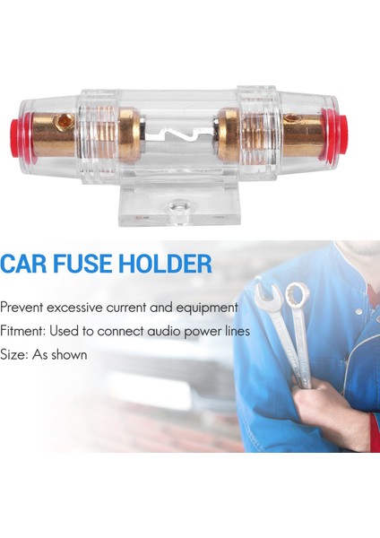 Araba Stereo 8 Ölçer Agu Destek Sigorta Tutucu ve Sigorta 60 Amp Ses Kablosu (Yurt Dışından) fırsatları