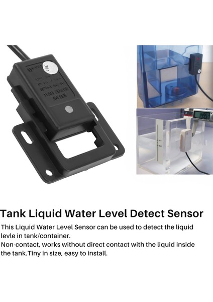 12-24V Temassız Tank Sıvı Su Seviyesi Algılama Sensörü Anahtar Konteyner Dc 5V (Yurt Dışından)