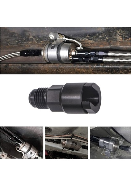 6AN - 5/16 Hızlı Bağlantı Dişi Efı Adaptör Bağlantısı Alüminyum An6 Erkek - 5/16 Inç Yakıt Hattı Boru Konnektörleri (5/16) (Yurt Dışından)