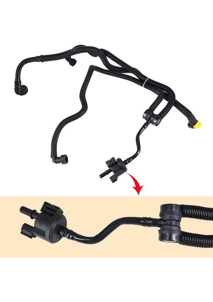 F2GZ9D289A Araba Karbon Teneke Kutu Solenoid Valf Hortum ile Ford Edge Için 2.0l 2.7l 2015 2016 2017 2018 2019 2020 (Yurt Dışından) modelleri