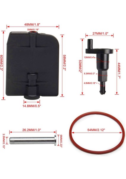 11617544805 Atık Valf Tamir Takımı Emme Manifoldu Regülatörü Otomotiv Bmw 325 E60 E65 E66 X5 (Yurt Dışından) fırsatları