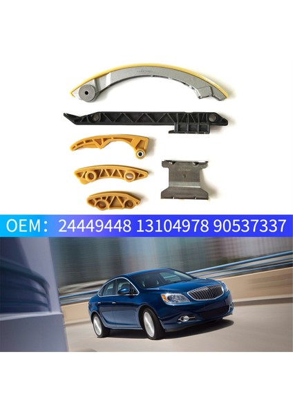 24449448 13104978 90537337 Zamanlama Zinciri Kılavuz Ray Onarım Takımı Chevrolet Captiva Sport Classic Cobalt Buick Regal (Yurt Dışından)