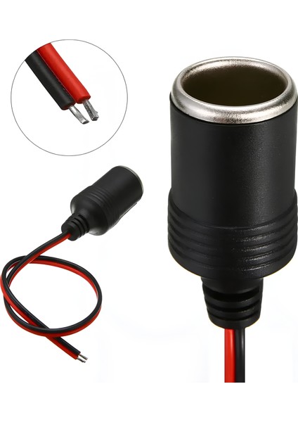 Araç Çakmaklık Uzatıcı Dişi Kablo Boş Çakmak Soketi fiyatları