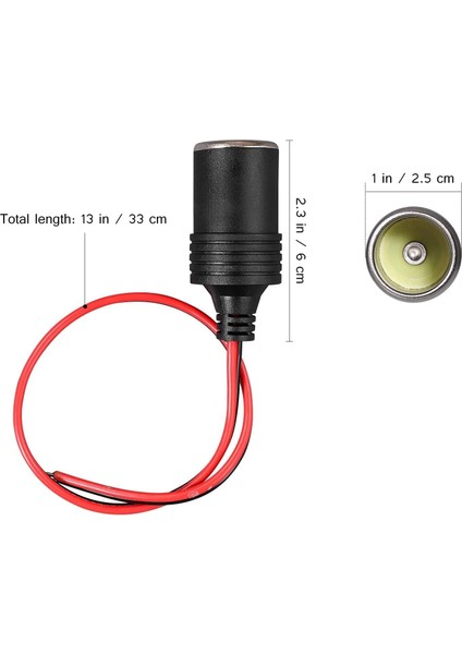 Araç Çakmaklık Uzatıcı Dişi Kablo Boş Çakmak Soketi fırsatları