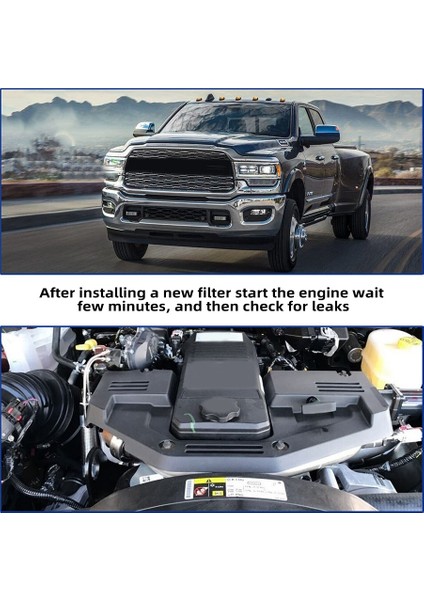 Adet Uyar 2019-2021 Ram 2500 3500 4500 6.7l Dizel Yakit Filtresi Kiti 68436631AA 68157291AA (Yurt Dışından)