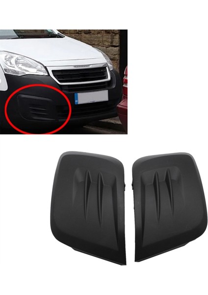 Araba Ön Tampon Alt Izgarası 1613564580 Peugeot Partner Citroen Berlingo 2015-2019 Sis Izgarası Kapağı (Yurt Dışından)
