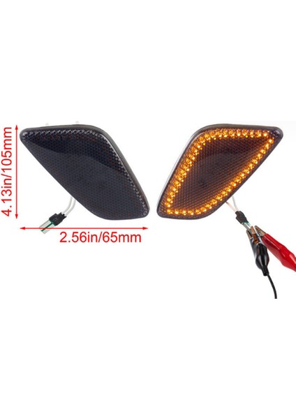 Araba Yan Işaret Lambası Sinyal Lambası Jeep Wrangler Tj 1997-2006 55155629AC 55155628AC Beyaz (Yurt Dışından) modelleri