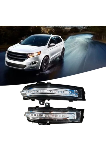 1 Çift Dikiz Aynası Dönüş Sinyali FK7B-17D742 FK7B-17D743 Ford Edge 2015-2020 Için LED Yan Kapı Aynası Gösterge Işığı (Yurt Dışından) fırsatları