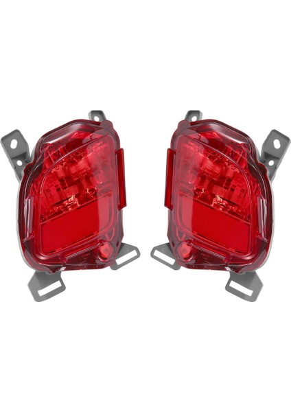 1 Çift Araba Sol Sağ Arka Tampon Sis Lambası Park Uyarı Reflektör Arka Lambaları Toyota Highlander 2014 2015 2016 (Yurt Dışından)