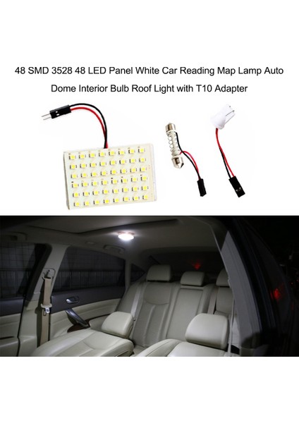 48 Smd Cob LED T10 4W 12V Beyaz Işık Araba Iç Panel Işıkları Tavan Lambası Ampulü (Yurt Dışından) indirimleri