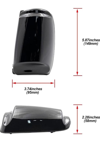 Yan Ayna Dönüş Sinyal Işığı Lens Konut Gösterge Lambası 2015-UP Ford Transıt 150 250 350HD (Yurt Dışından) indirimleri