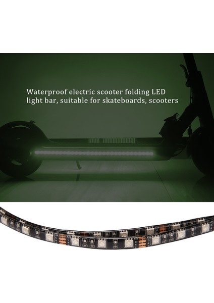 Su Geçirmez Elektrikli Scooter Kaykay Için Katlanabilir LED Şerit Işıklar, Scooter, Xiaomi M365 1s Için Parti Dekorasyon (Yurt Dışından) fiyatları