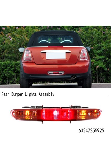 Araba Arka Tampon Işıkları Montaj Arka Sis Lambası Ters Yedekleme Işık Bmw Mini Cooper Için R56 R57 63247255925 (Yurt Dışından) modelleri