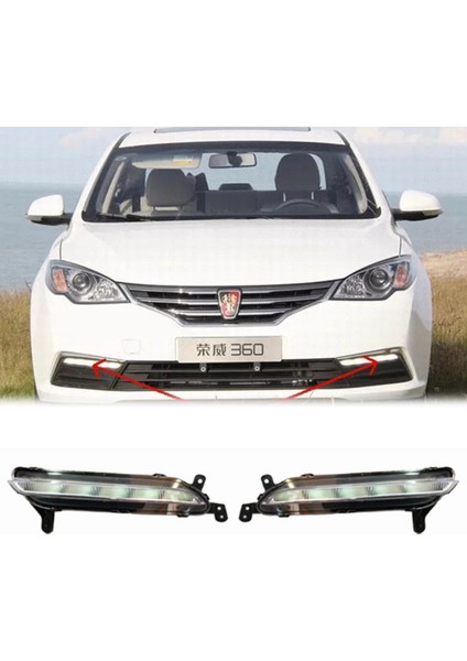 Araba Ön Sol Drl Sis Lambası Saıc Roewe Mg 360 Otomatik Sürüş Lambası Gündüz Çalışan Işık Tampon Lambası (Yurt Dışından) fiyatları