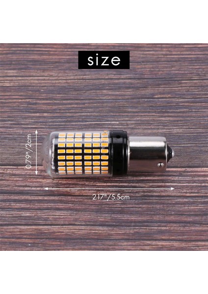 2x 1156 BAU15S LED 3014 144 Smd 7506 1003 1073 Canbus Süper Parlak Araba Fren Ters Kuyruk Ampul Yüksek Güç (Yurt Dışından) indirimleri