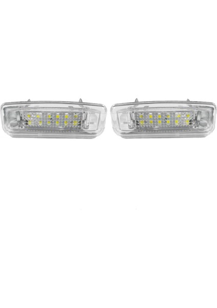 Araba Arka LED Plaka Işık Ford Focus 1998-2004 Için Araba Aksesuarları 1109489 1066481 1089043 1100511 (Yurt Dışından)