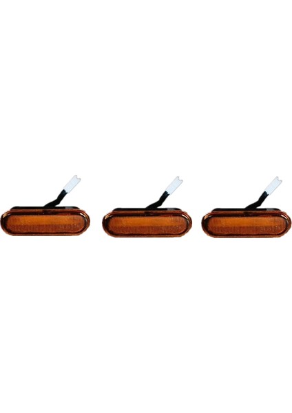 Ford Bronco Wildtrak/badlands/first Edition/everglads 2021-2023 Amber Dinamik Lambalar Için Ön LED Izgara Işıkları, 3 Adet (Yurt Dışından)