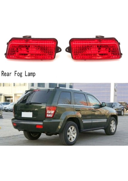 Arka Tampon Işık Dur Uyarı Işığı Arka Sis Lambası Jeep Grand Cherokee 2005-2010 Için (Yurt Dışından) fiyatları