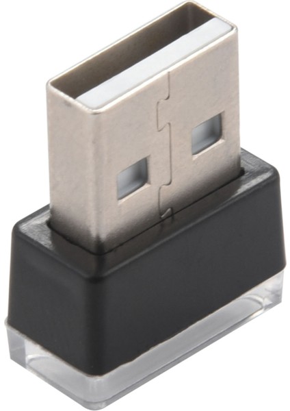 Mini Taşınabilir Mini USB LED Araba Işık Araç Içi USB Atmosfer Işığı Tak ve Çalıştır Dekoratif Işık Acil Aydınlatma Pc Araba Ürünleri Buz Mavisi (Yurt Dışından) indirimleri