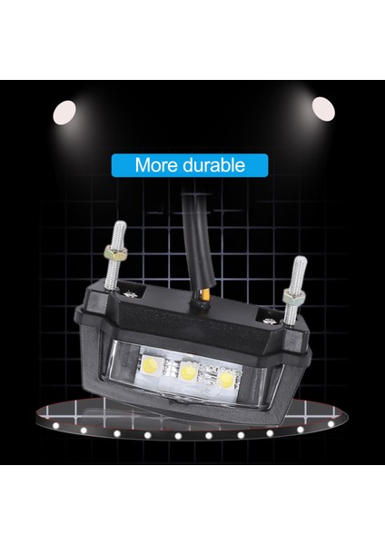 Motosiklet 3 LED Arka Kuyruk Plaka Fren Lambası Mini Motosiklet Plaka Lambası (Yurt Dışından) modelleri