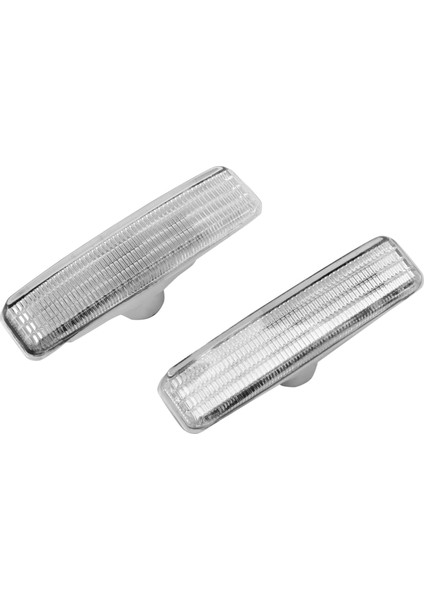 1 Çift Ön Çamurluk Yan Işaretleyici Işık Lamba Konut Beyaz Lens Değiştirme Bmw 5 Serisi E39 1997-2003 63148360589 (Yurt Dışından)