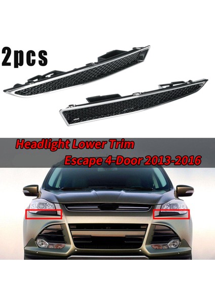 Far Alt Trim Far Braketi Şerit Ford Escape S Sport Utility 4-Door 2013-2016 DV45-8228-AA DV45-8229-AA (Yurt Dışından) indirimleri