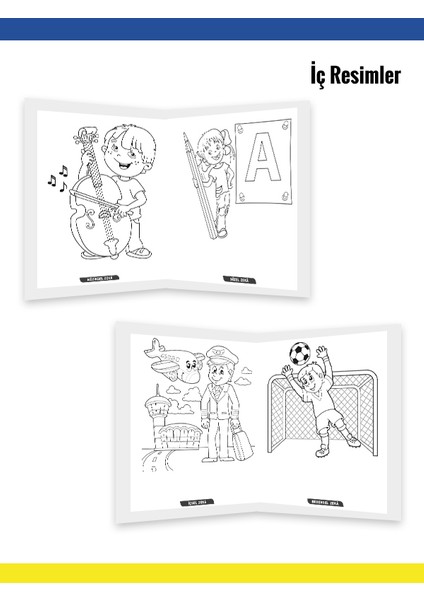 İnteraktif Boyama Kitabı 2'li Set