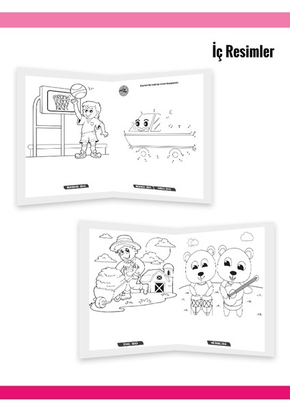 İnteraktif Boyama Kitabı 2'li Set