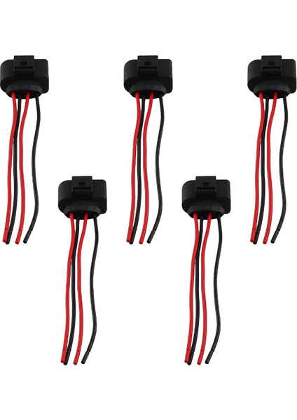 5 Adet 4 Pinli Otomatik Kablo Demeti Konnektörü Bobin Uzatma Adaptörü Elektrik Fişi Volkswagen Audi Passat Için (Yurt Dışından)