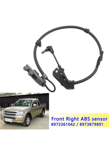 Yeni Ön Sağ Abs Hız Sensörü Anti Patinaj Sensörü Fr Isuzu D-Max/rodeo 2.5td/3.0td 2003+ 8972361042/8973879891 (Yurt Dışından)