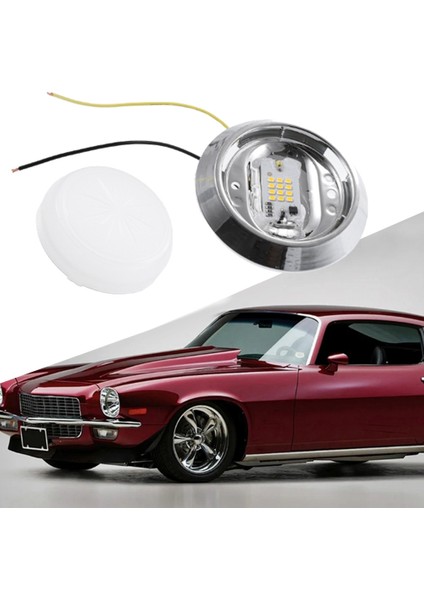 Taban Lens Kubbe LED Işık Kapaklı Chevrolet Camaro Chevelle Impala Nova Okuma Işığı Araba Aksesuarları 8732777 (Yurt Dışından) fiyatları