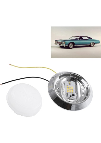 Taban Lens Kubbe LED Işık Kapaklı Chevrolet Camaro Chevelle Impala Nova Okuma Işığı Araba Aksesuarları 8732777 (Yurt Dışından) fırsatları