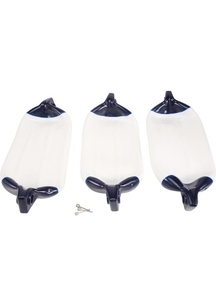 Adet Şişme Bot Çamurluk Pvc Tekne Çapa Tampon Deniz Tekne Çamurluk Tekne, Yelkenli, Cuddy Vb (4.5X16 Inç) (Yurt Dışından)