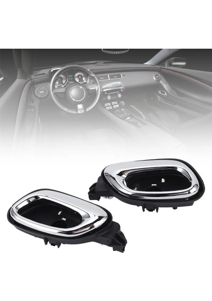 2 Adet Sol ve Sağ Iç Iç Kapı Kolu Chevrolet Camaro 2010-2015 Için 12424725, 13434615 (Yurt Dışından)