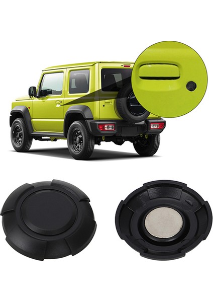 4 Adet Manyetik Araba Kapısı Anahtar Deliği Dekorasyon Kapağı Suzuki Jimny JB64 JB74 2019-2022 Kapı Kilidi Kapağı Dış Döşeme (Yurt Dışından)