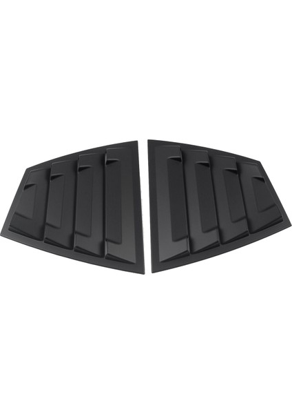 Mat Siyah Arka Yan Havalandırma Çeyrek Pencere Panjur Deklanşör Kapağı Trim Için Subaru Wrx /wrx Stı 2015-2021 (Yurt Dışından)