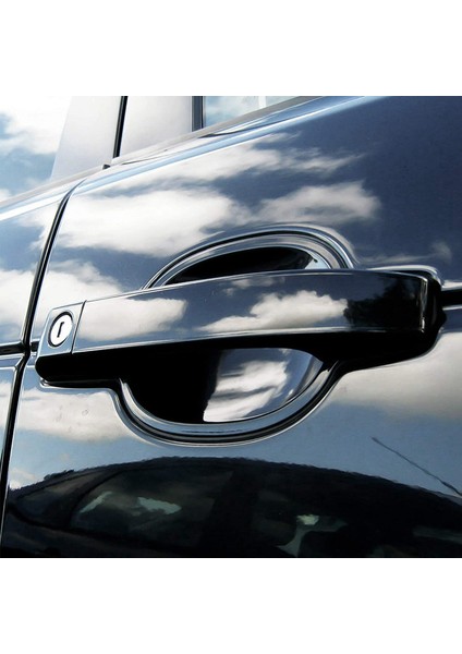 Araba Kapı Kolu Trim Parlak Siyah Dış Kapı Kolları Land Rover Range Vogue L322 2002-2012 Için Kapak (Yurt Dışından)