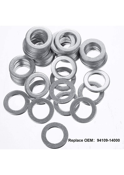 50 Parça Motor Yağı Ezme Yıkayıcılar Tahliye Tapası Contaları 94109-14000 Civic, Accord, Cr-V/crv, Pilot ve Daha Fazlasına Uygun (Yurt Dışından) indirimleri